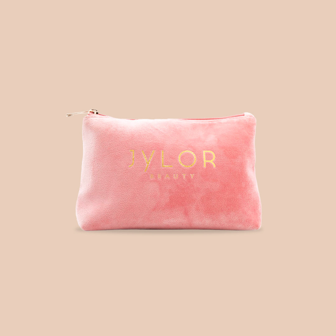 Pink beauty pouch