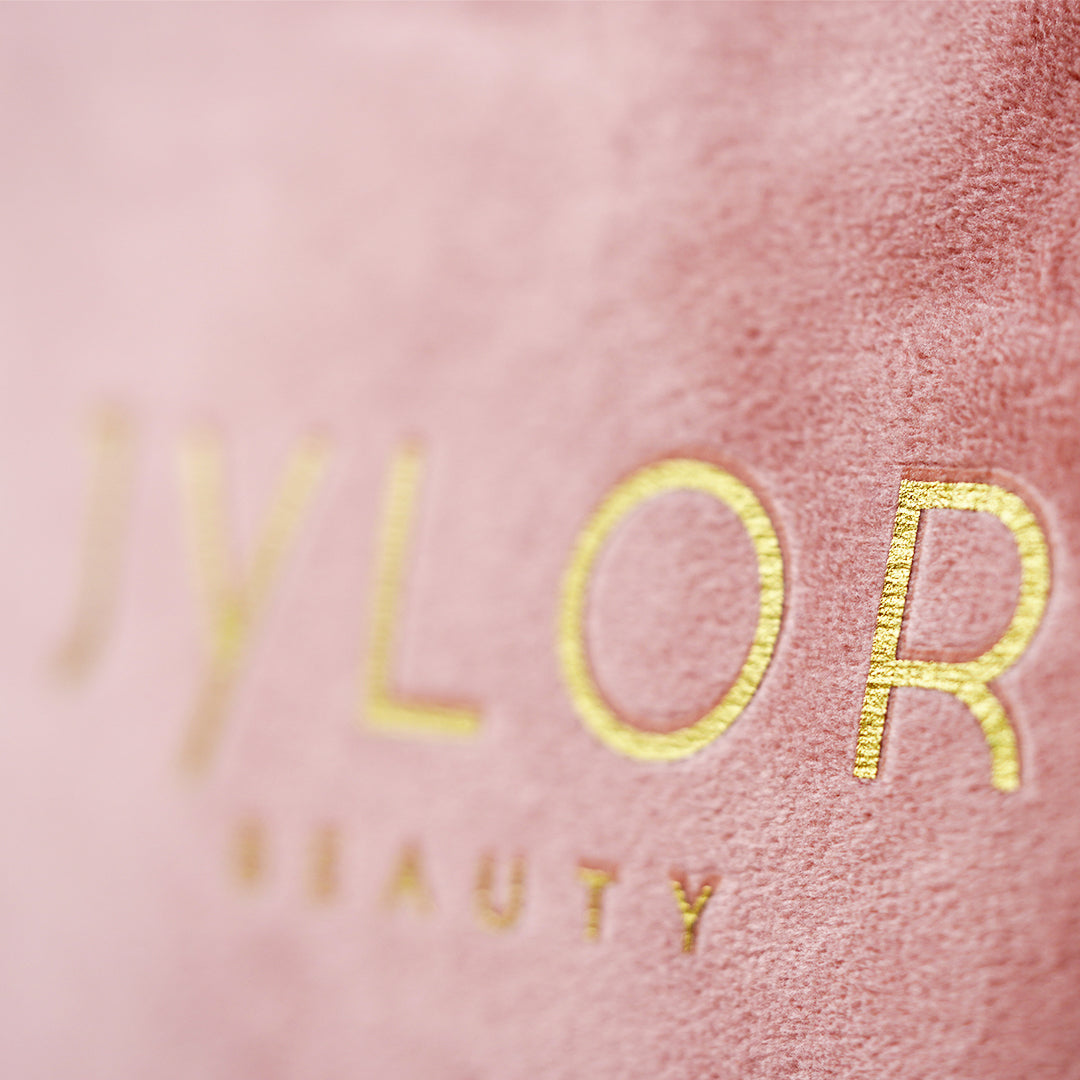 Pink beauty pouch